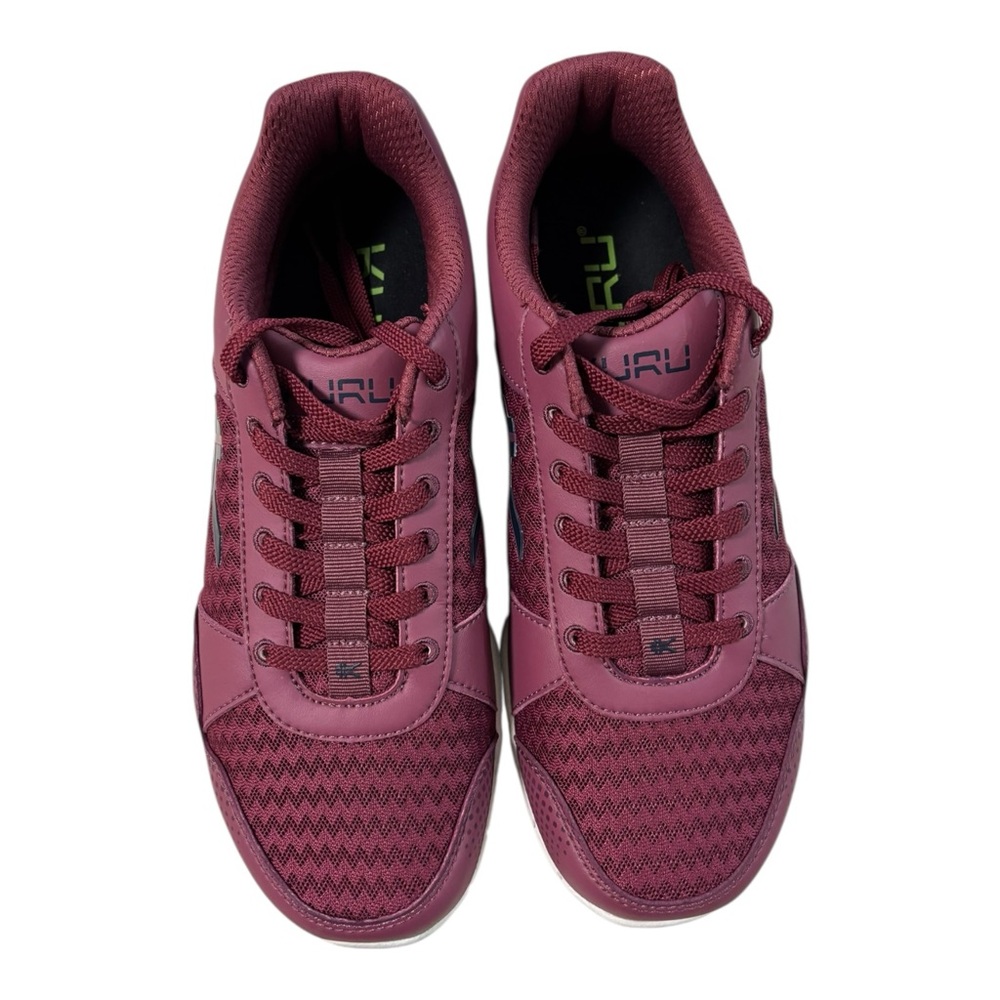 KURU Quantum Shoes Womens 7.5 Berry Mesh Athletic Walking Sneakers Comfort